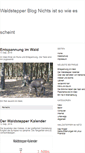 Mobile Screenshot of blog.waldstepper.de