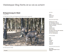 Tablet Screenshot of blog.waldstepper.de